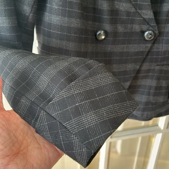 Sandra Angellozzi blazer, timeless flattering cut, size EU 36 (US 6/8), black - Picture 5 of 9